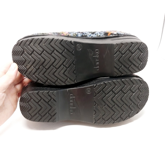 Dansko Confetti Scribble Felted Professional Clogs - Picture 11 of 14